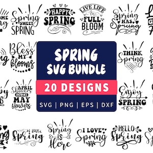 Spring svg bundle, Easter svg, Welcome spring svg, Flower svg, Spring svg, Hello Spring Svg, Spring is Here Svg, Spring quote bundle