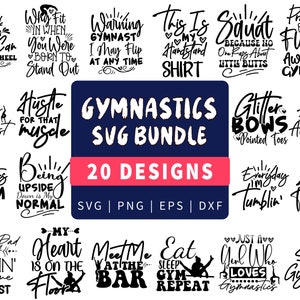 Gymnastics Svg Bundle, Gymnastics Png, Gymnast Svg, Gymnast Png, Gymnastics Png Bundle, Cricut cut files.