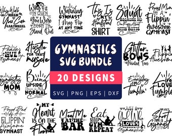 Gymnastics Svg Bundle, Gymnastics Png, Gymnast Svg, Gymnast Png, Gymnastics Png Bundle, Cricut cut files.