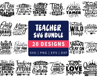 Teacher Svg Bundle, Teacher Quote Svg, Teacher Svg, School Svg