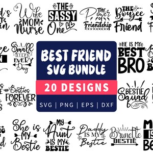 Beste Freunde SVG Bundle, Freunde SVG, Bestie svg, Bff svg, Freundschaft svg, lustige Freunde svg, Freundschaft Zitate, Freundschaft SVG Bundle