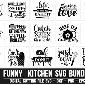 Grappige keukenhanddoek SVG Bundel, Theedoek Sayings Svg, Wafel Handdoek Sayings SVG, Keuken Humor SVG, Theedoek Quotes, Keukenhanddoek Svg