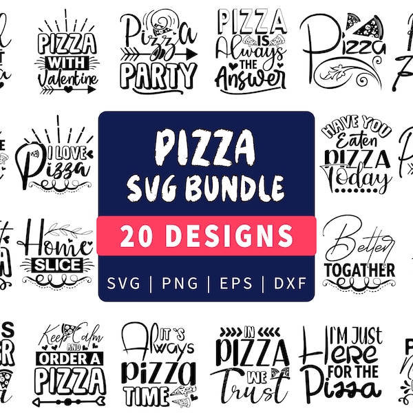 Pizza Svg Bundle for cricut, Shirt Pizza Png Bundle, Pizza Lover Svg, Pizza Baker, Pizza Maker Svg, Free Commercial use.