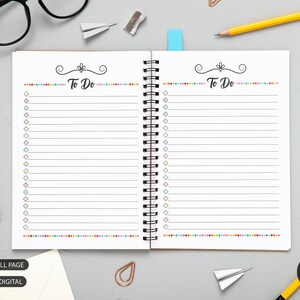Lista de tareas imprimibles, Rastreador de tareas, Lista de verificación, DESCARGA INSTANTÁNEA, Motivación, Inserto de planificador, Planificador feliz clásico, Página completa, A3, A4, A5