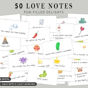 Notas de amor: delicias llenas de juegos de palabras, 50 notas dulces para la lonchera, mensajes atrevidos para parejas, notas lindas para imprimir, notas de amor para el día de San Valentín