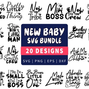 Baby SVG Bundle, Baby Onesie SVG, Funny Baby Svg, Baby Newborn Svg, Newborn SVG Bundle, Baby Quote Bundle, Cute Baby Sayings Svg