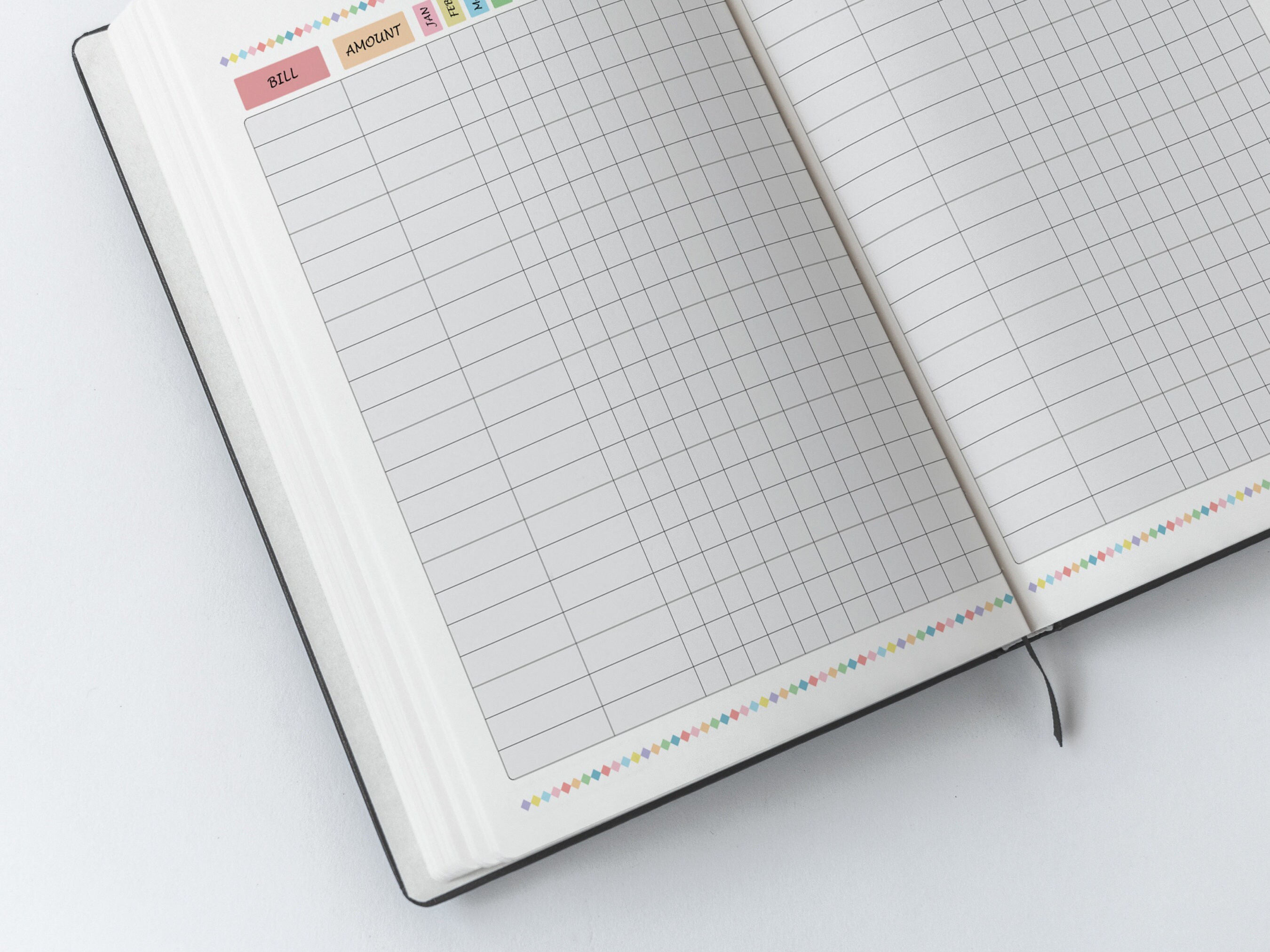 Monthly Bill Tracker Printable Budget Planner Bill Etsy