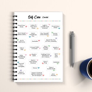 Self Care Checklist Planner, Happy Planner Insert (digital Download) - Etsy
