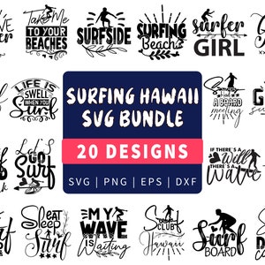 Hawaii Svg Bundle | Surfing Hawaii Png Bundle | Free commercial use | Hawaii Shirt Design Bundle | Aloha Svg | Aloha Png.