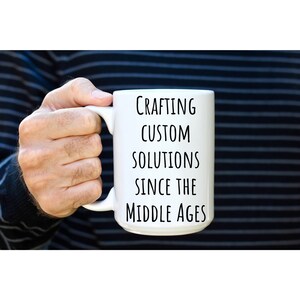 Personalized Blacksmith Coffee mug,Retirement gift for blacksmith, Birthday mug for experienced blacksmith, Metalworker mug