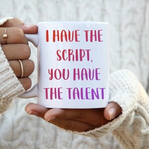theater staff mug - Prompter coffee mug - Gift for prompter - Theater coffee mug - Musical mug