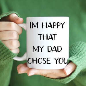 Personalized Gift for stepmom - Stepparent gifts - Step mom coffee mug - Gift from stepchild - Stepdad gift - Dad&#39;s new spouse