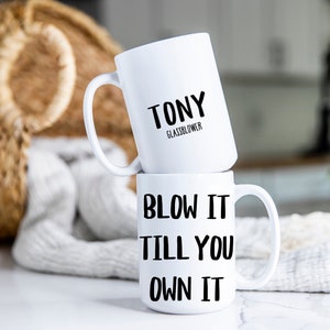 Glassblower mug - Gift for glassblower - Glassmith gift mug - Personalized Goffer mug