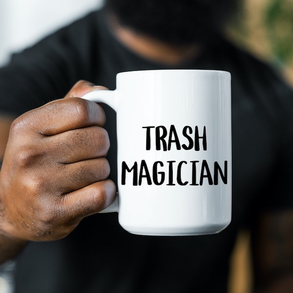 Tasse à café Garbageman - Cadeau pour éboueur - Cadeau collecteur de déchets - Tasse à café ramassage des ordures - Tasse collectrice d’ordures