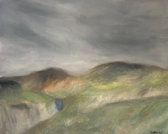 Original painting 'Reykjadalur'