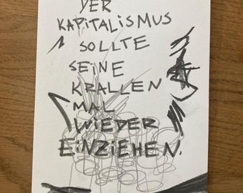 Drawing postcard