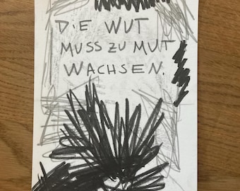 Drawing postcard