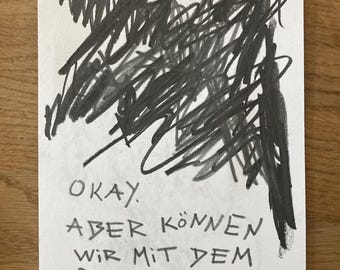 Drawing postcard