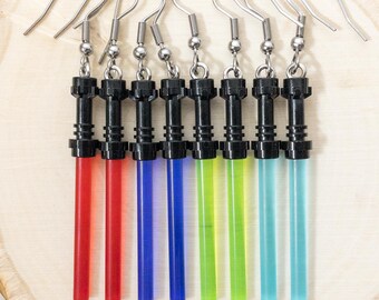 Lightsaber Earrings | Multiple Color Choices
