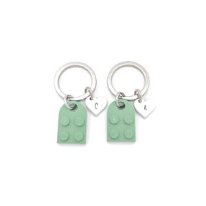 Llavero de corazón / LEGO® original / Regalos de aniversario para él, para ella, para él y de cumpleaños imagen 3