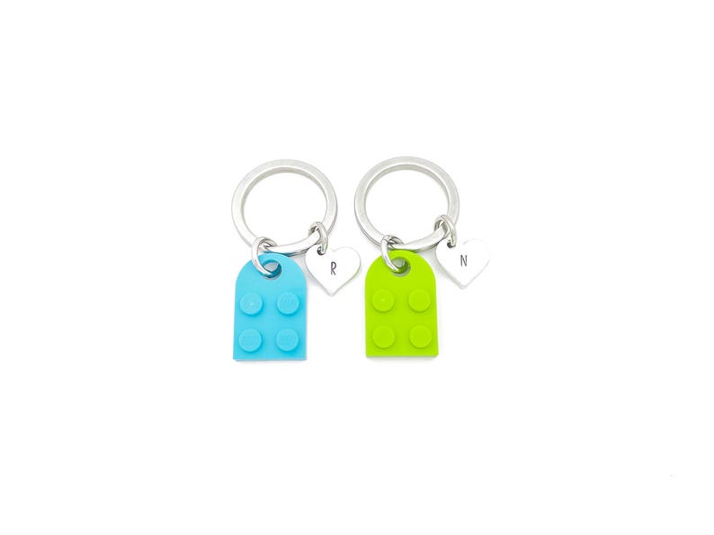 Llavero de corazón / LEGO® original / Regalos de aniversario para él, para ella, para él y de cumpleaños imagen 9