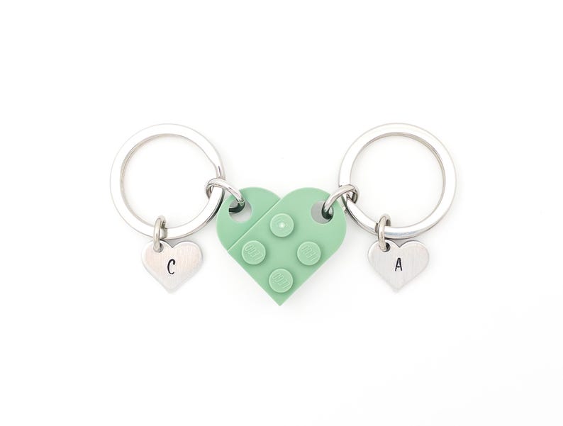 Llavero de corazón / LEGO® original / Regalos de aniversario para él, para ella, para él y de cumpleaños imagen 10
