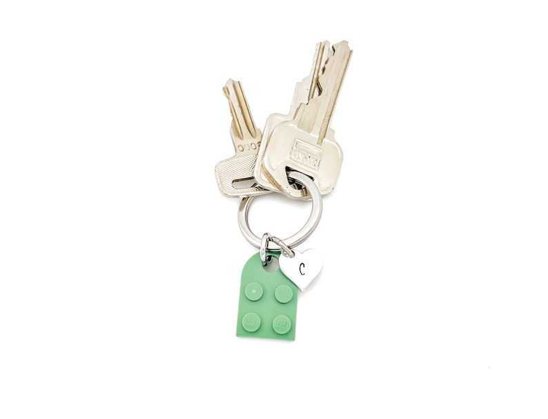 Llavero de corazón / LEGO® original / Regalos de aniversario para él, para ella, para él y de cumpleaños imagen 4