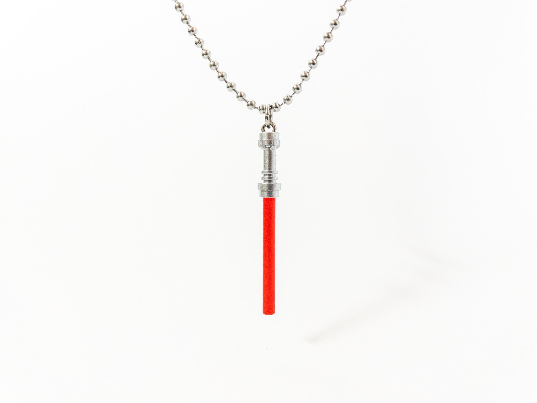 Ahsoka Kyber Crystal Necklace Jewelry Star Wars Star Wars Lightsaber  Necklace Made With Genuine LEGO®