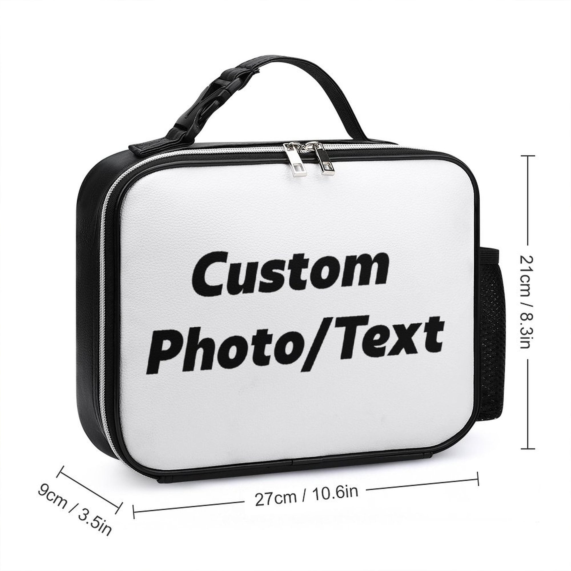Personalized Photo Lunch Bag Custom Insulated Leather Lunch Etsy