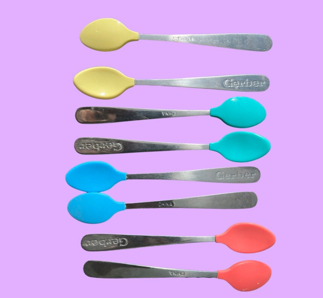 Gerber Vintage Baby Spoons Etsy