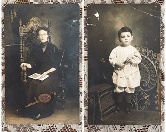 Antique RPPC Lot of 2