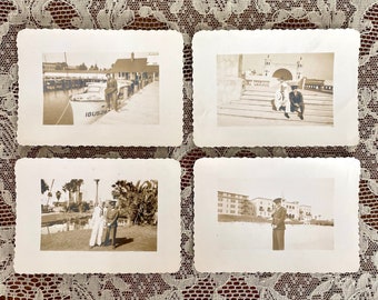 Lot of 4 Vintage Military Photos