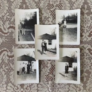 1946 Vintage Photos Lot of 5