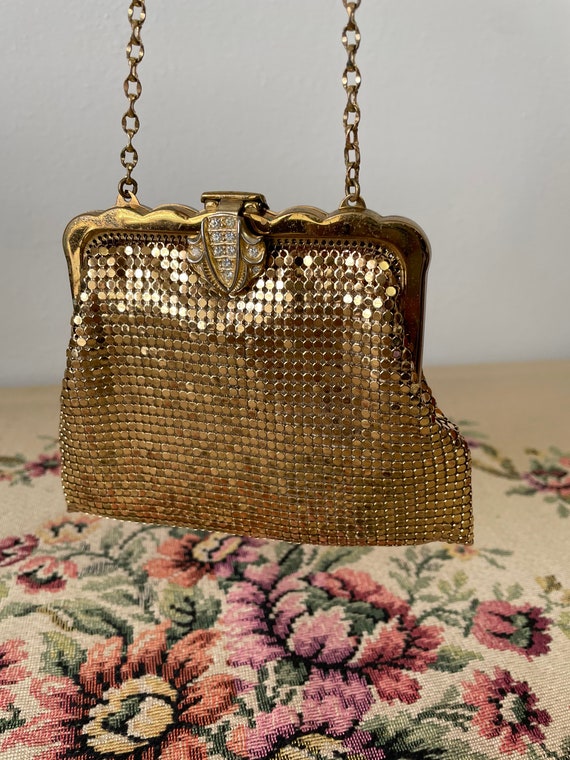 Whiting & Davis Gold Mesh Bag