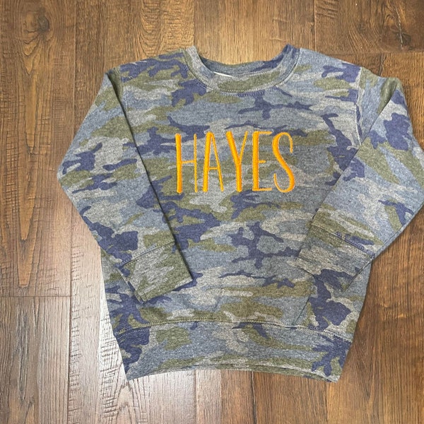 Camo Sweatshirt Etsy