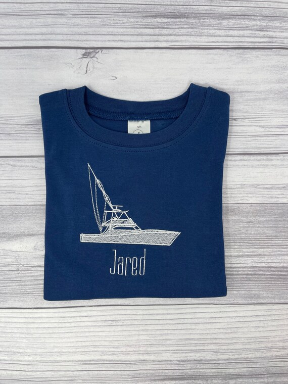 Boys Charter Boat Shirt, Sport Fishing Shirt, Blue Marlin Shirt, Fishing  Shirt, Boys Fishing Shirt, Boys Boat Top, Boys Sport Fishing Shirt 