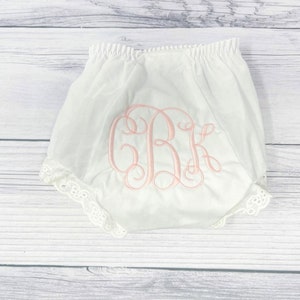 Personalized, monogrammed, baby bloomers, monogrammed baby bloomers, baby shower gift for girl, personalized baby gift, custom baby bloomers