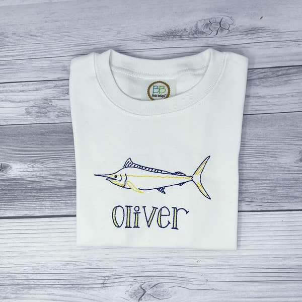 Properly Tied Boys Performance Fishing Shirt - Aqua Blue main image 1