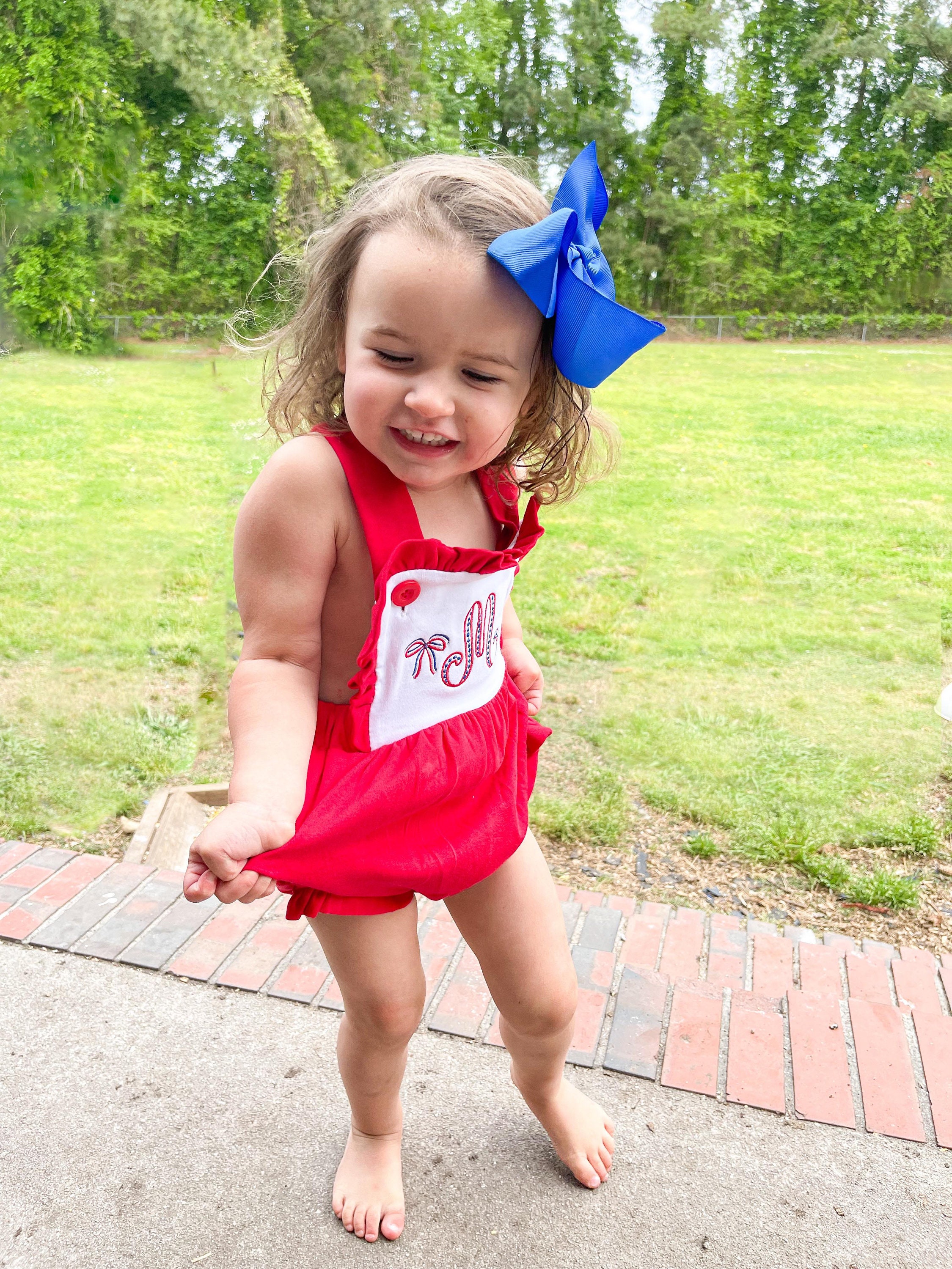 Girls 4th of July Bubble Girls Fourth of July Bubble Girls Etsy