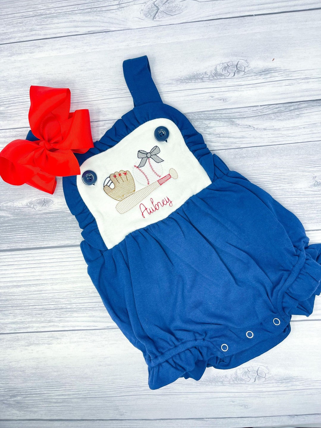 Zippered Romper- Baseballs Playing Baseball main image 1