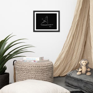 Mother - Arabic Calligraphy Print - Home Décor Arabic Calligraphy Drawing - Modern Arabic Wall Art