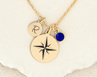 North Star Necklace for Women, Polaris Pendant, Celestial Jewelry, Guiding Star Necklace, Gift for Daughter Graduation, Northstar Necklace