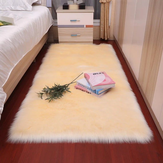 Fluffy Rug Fur Rug Fluffy Rugs for Bed Room Plush Soft Etsy UK