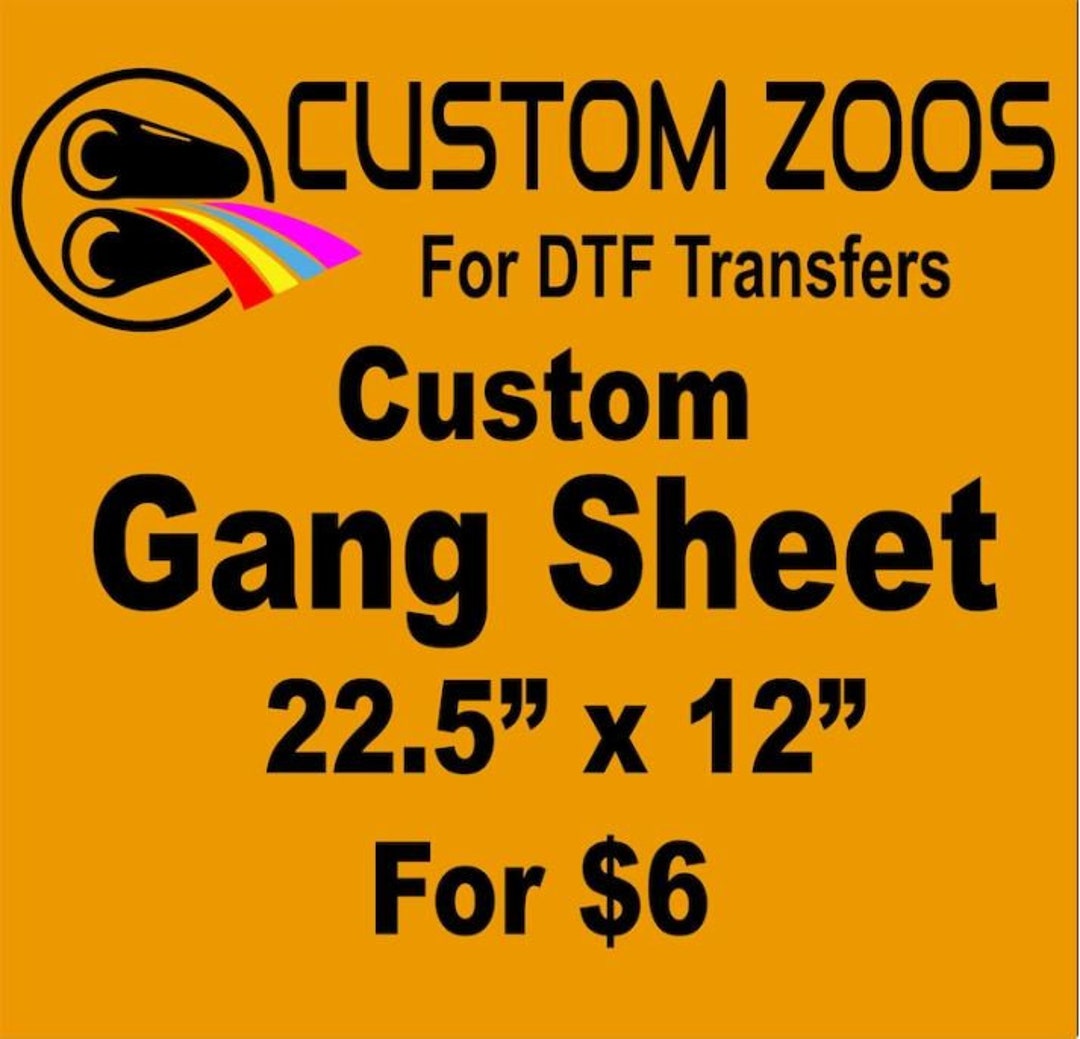 DTF Transfers: Hot Peel Gang Sheet - Etsy