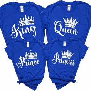 Matching King, Queen, Prince, Princess Family Vacation Cotton T-Shirt