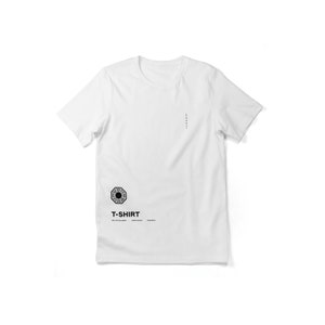 Standard Short Sleeve T-Shirt in White - Dharma Initiative - LOST