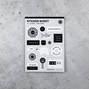 Dharma Sticker Sheet - LOST