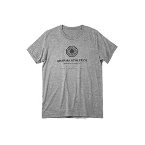 Dharma Athletics Grey T-shirt - Dharma Initiative - LOST