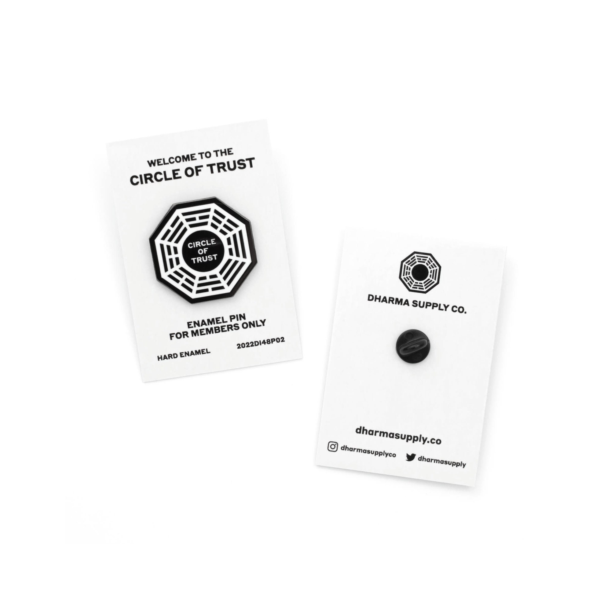 LOST Dharma Collectibles LOST Dharma Initiative Station Enamel Collector Pin  Set 