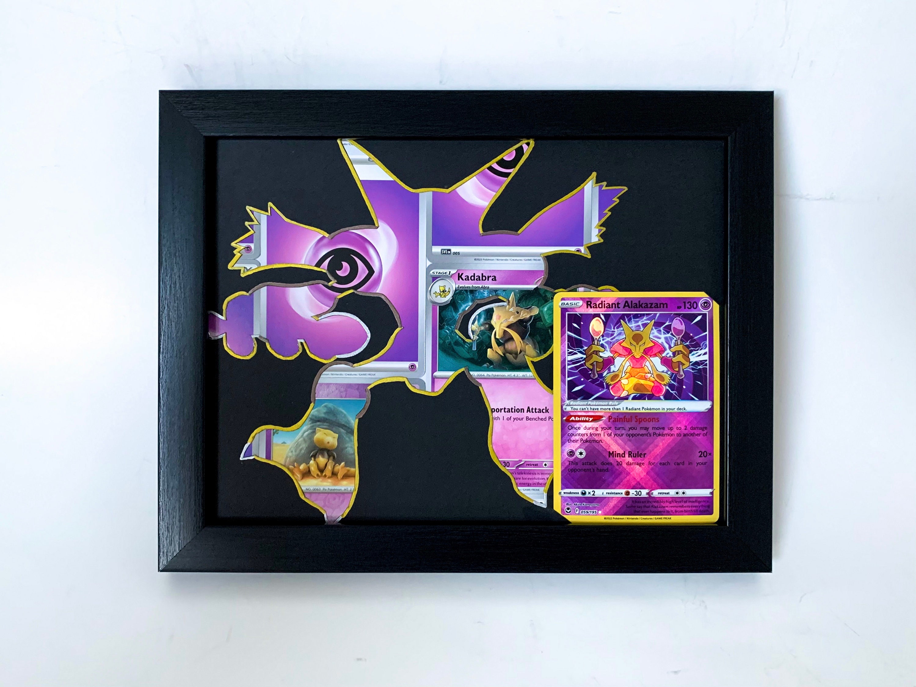 Quadro Decorativo - Pokémon / Mega Alakazam / Pixel Art